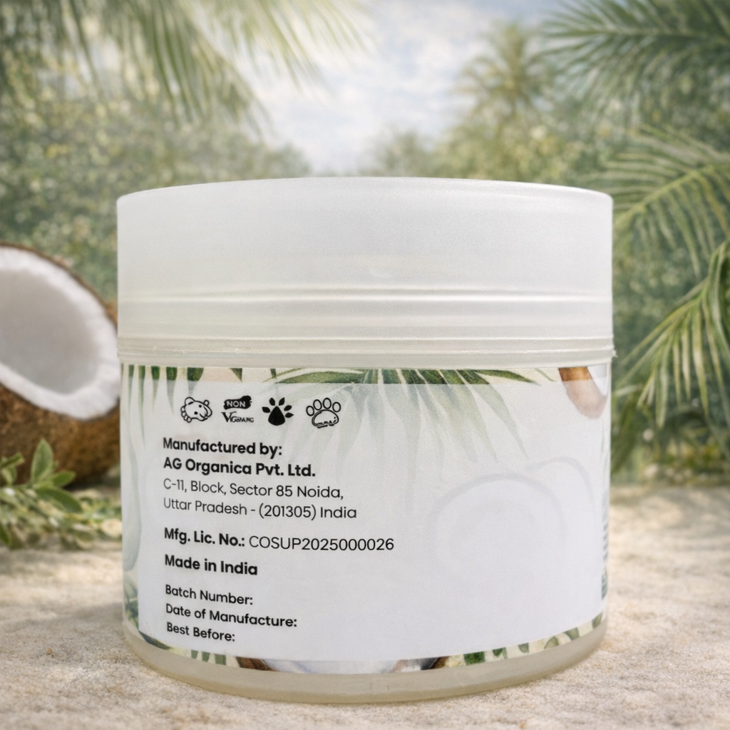 Extra Virgin Coconut oil 100%pure cold pressed & unrefined