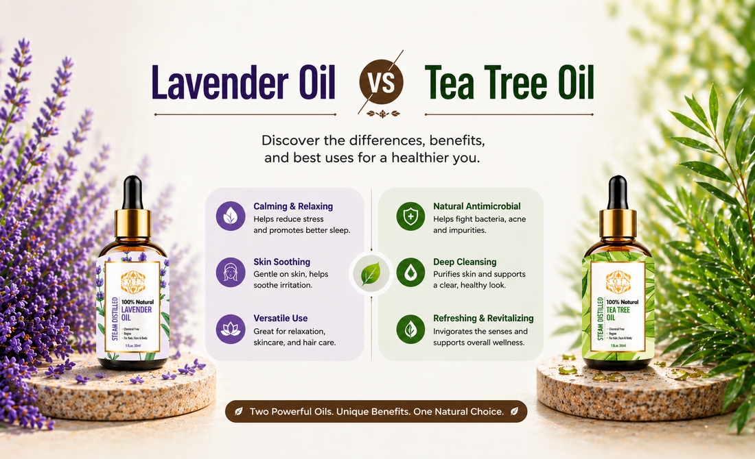 Lavender Oil vs Tea Tree Oil