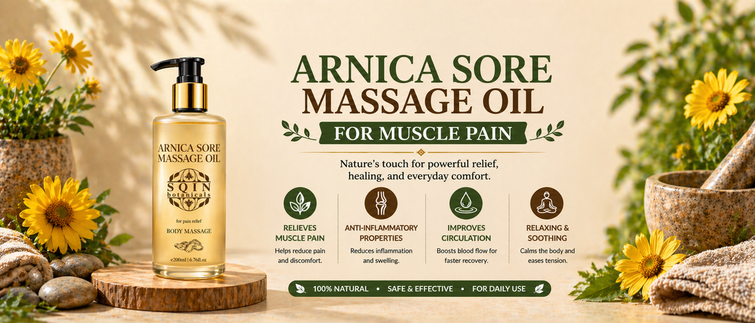 Arnica  sore Massage Oil for Muscle Pain: A Complete Recovery Guide