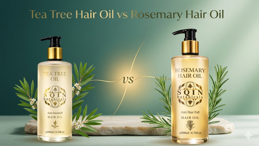 Tea Tree Hair Oil vs Rosemary Hair Oil