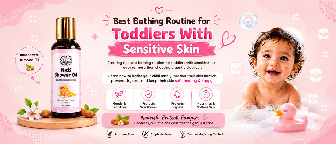 Best Bathing Routine for Toddlers With Sensitive Skin