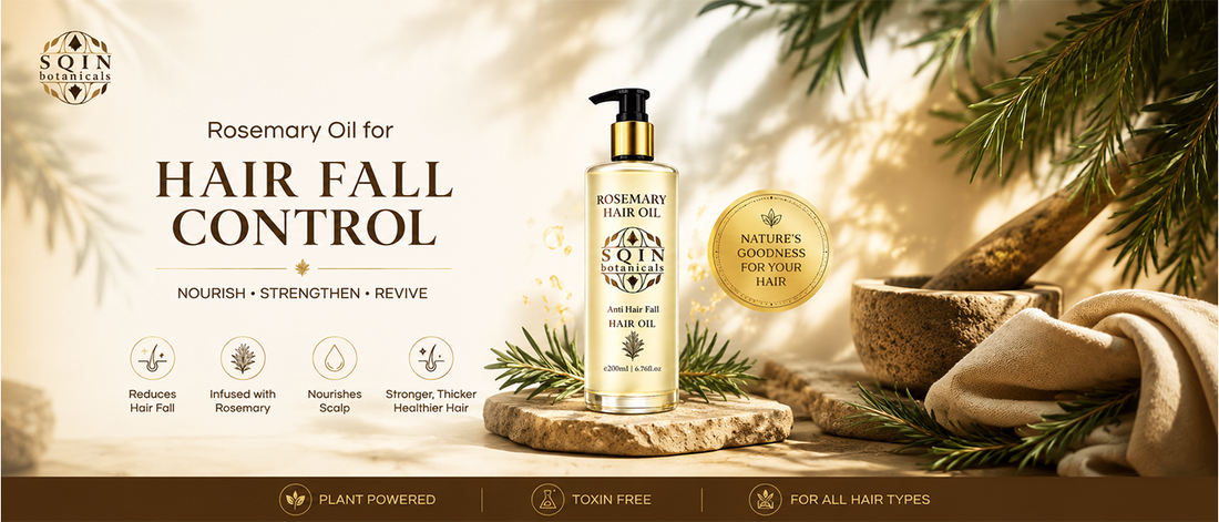 Rosemary Oil for Hair Fall Control