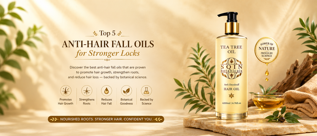 Top 5 Anti-Hair Fall Oils for Stronger Locks