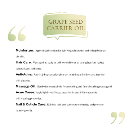 Grapeseed Carrier Oil (100 ml)