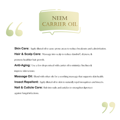 Neem Carrier Oil (100 ml)