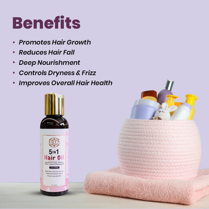 Kids Hair Oil 5 in 1