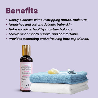 SQIN Botanicals Kids shower oil