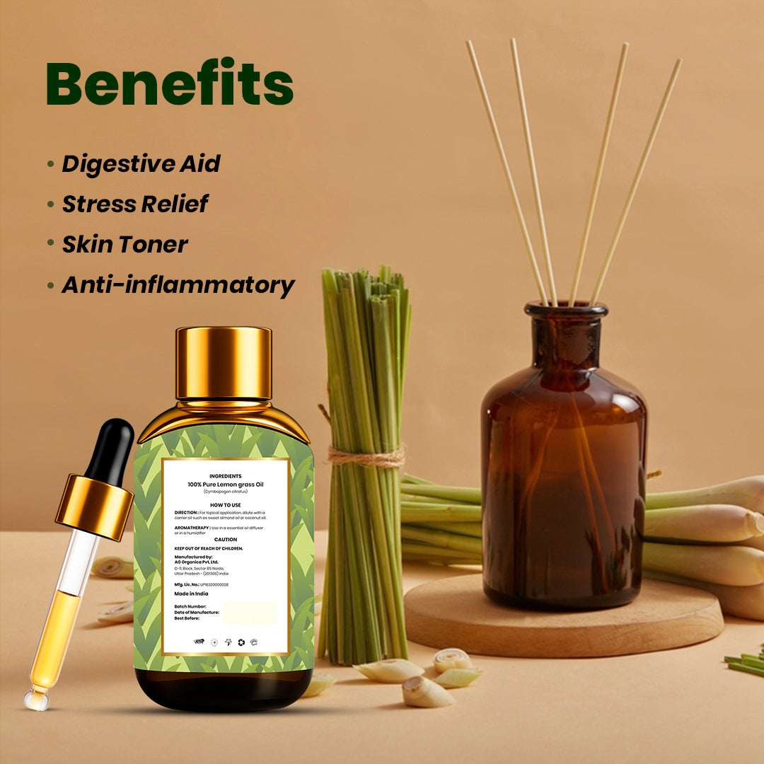 Buy Pure Lemon Grass Oil