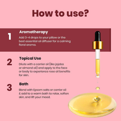 Buy Pure Rose Oil Online