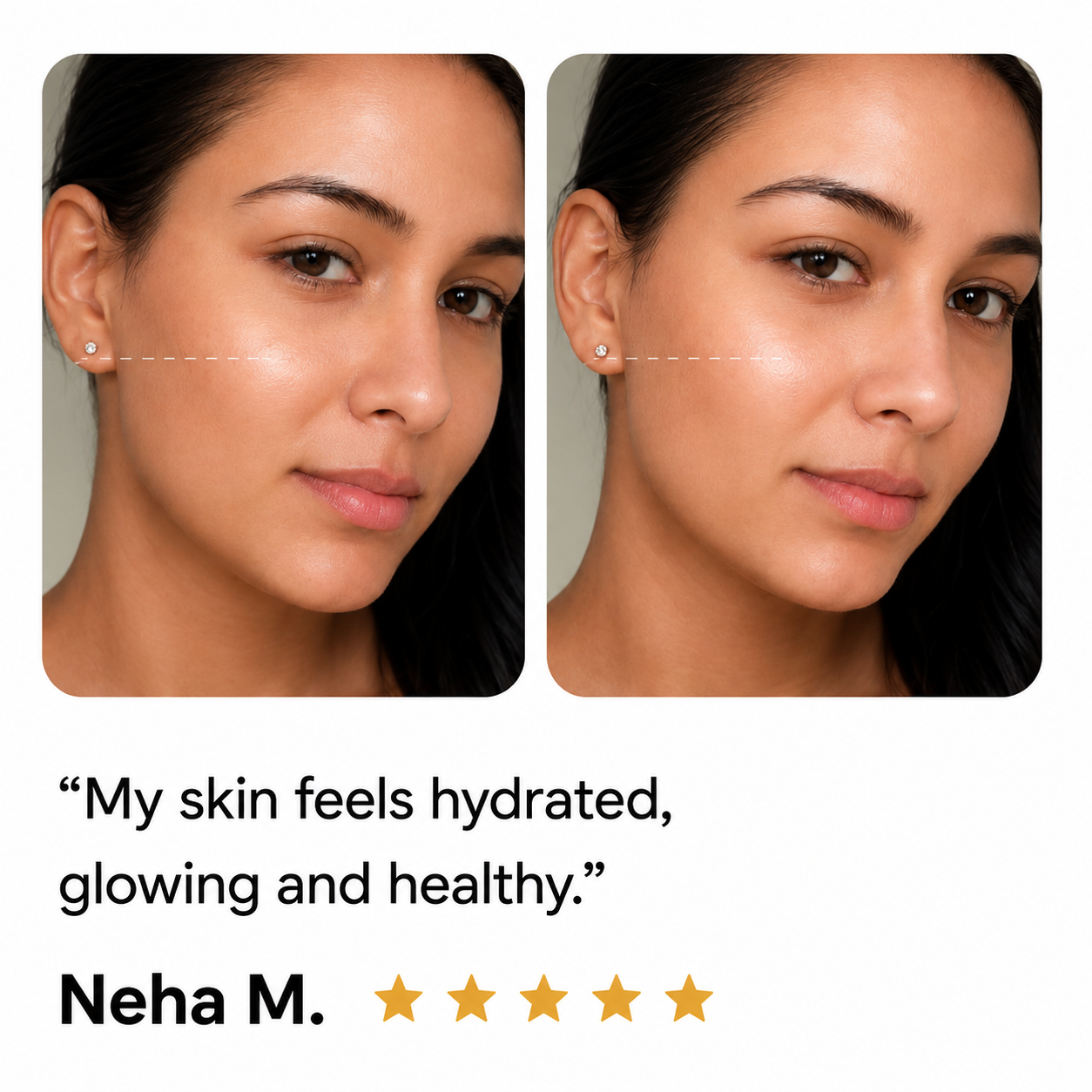 Skin glowing