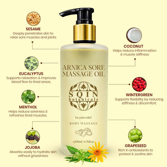 Arnica Sore Massage Oil