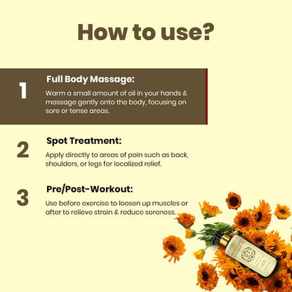 Get Pure Arnica Ora Massage Oil