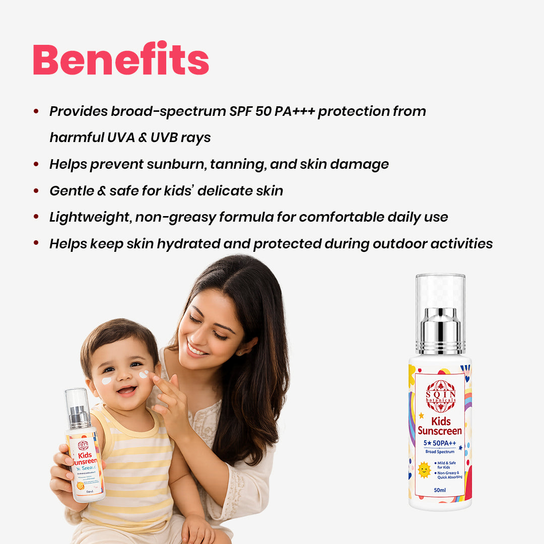 Kids Sunscreen SPF 50 PA+++