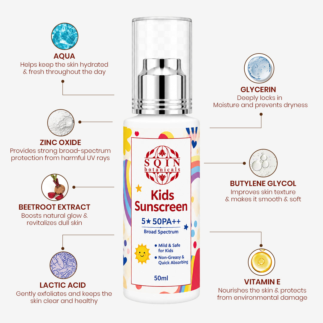 Kids Sunscreen SPF 50 PA+++