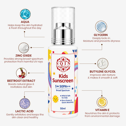 Kids Sunscreen SPF 50 PA+++