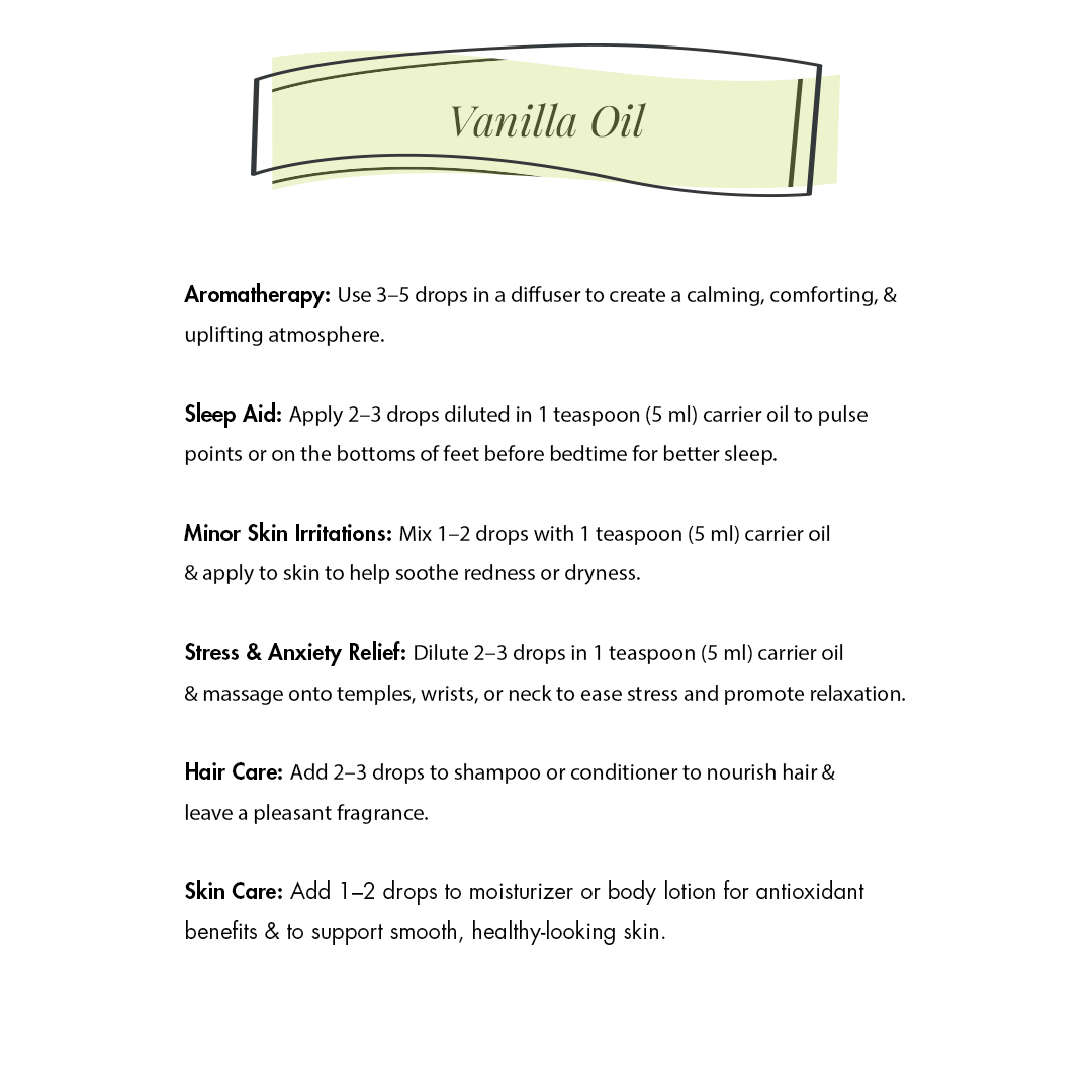 Vanilla Essential Oil (30 ml)