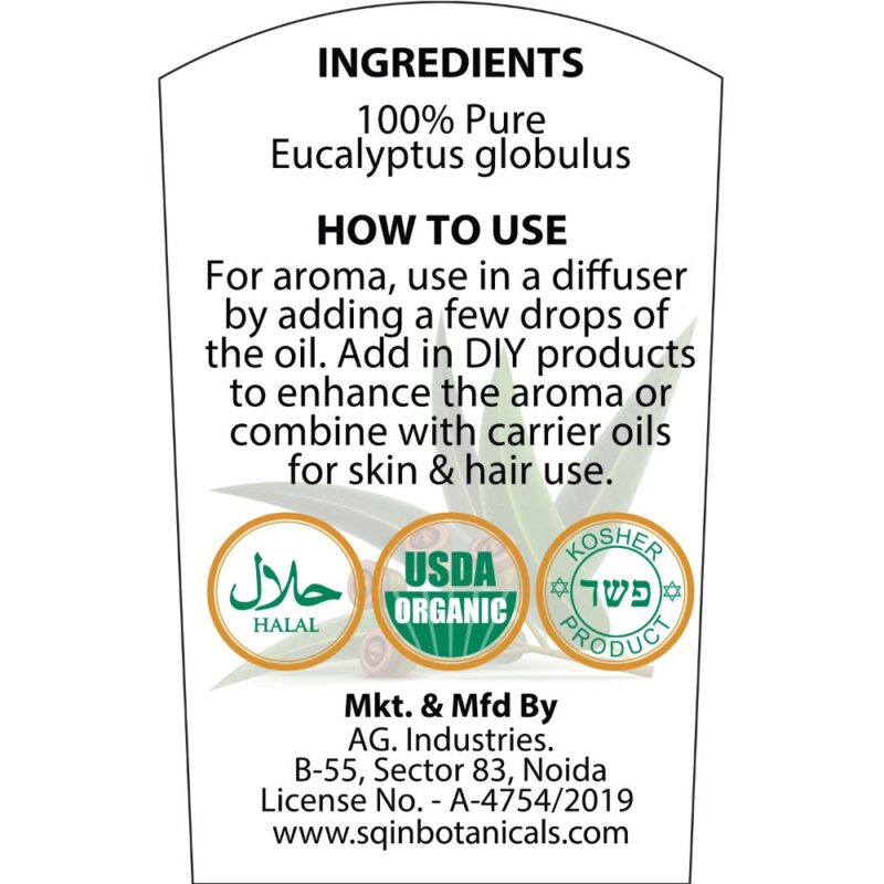 Sqin Botanicals Eucalyptus Essential Oil - Image 6
