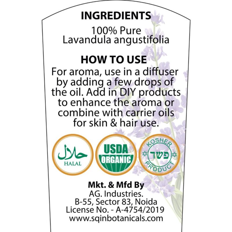 SQIN Botanicals Lavender Essential Oil - Image 5