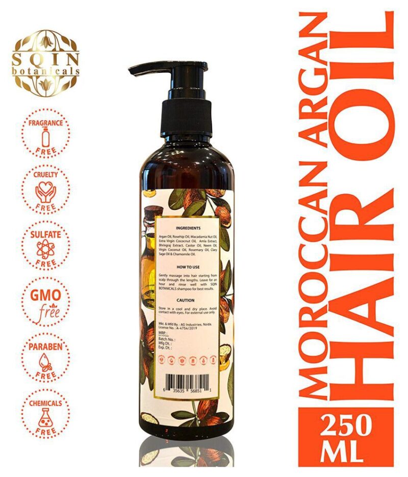 Sqin Botanicals Moroccan Argan Oil